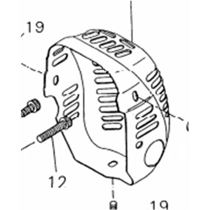 Protection de pot Shindaiwa b450, 70196-15312, 7019615312, A320000750