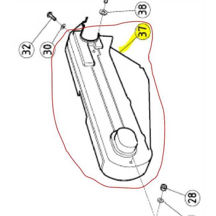 Carter plastique de protection de courroie ACTIVE AC842HD, PTG091300, ACPTG091300, 0PTG091300