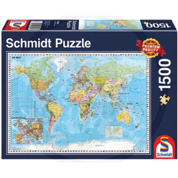 Puzzle 1500 pièces Le monde, 60058289