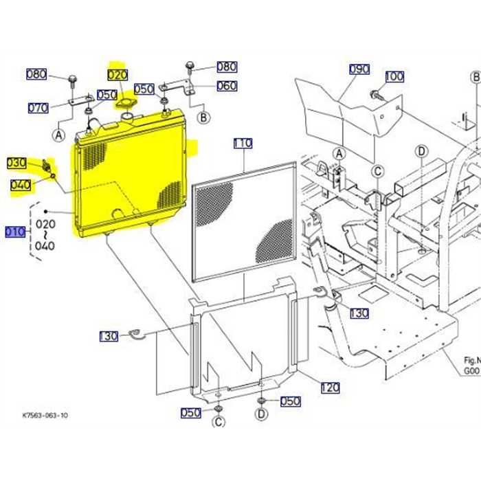 Radiateur kubota rtv900, K756185210