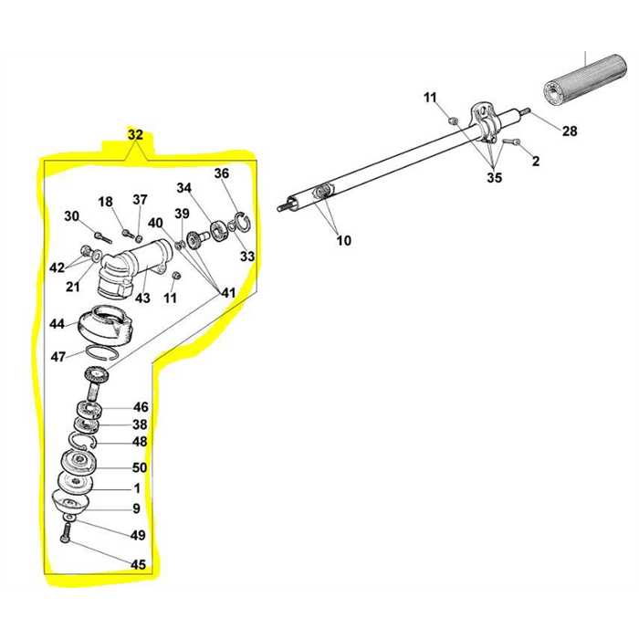 Renvoi d'angle complet EFCO 8260D, 4160012AR