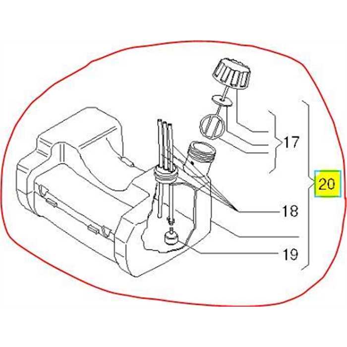 Réservoir essence HONDA UMT - fin de série - non retournable, AL4251380