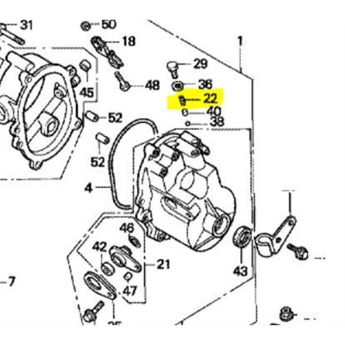 Ressort de reglage de bille boite HONDA HR-HRA, 24271VA3J02, 24271-VA3-J02