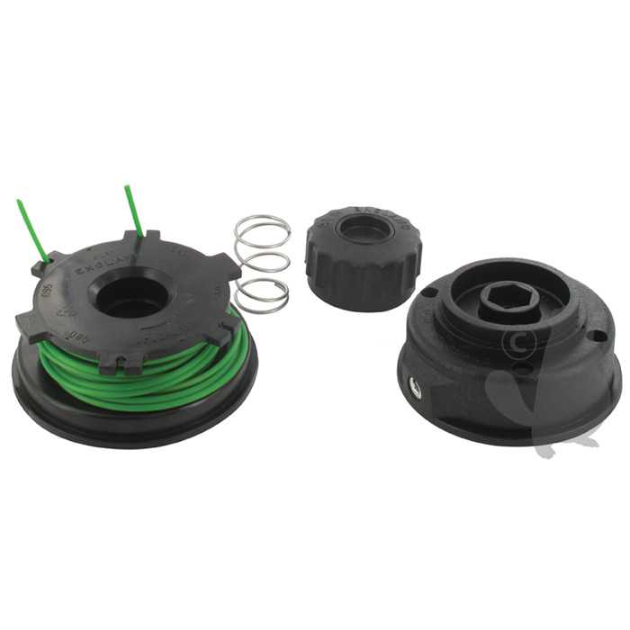 Tête fil nylon complète adaptable pour MTD - RYOBI modèles 100r 125r 130r 135r 305-RT 306-RT , 1606757, 160-6757