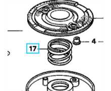 Ressort embrayage de lame HRH, 75183-VA3-J00