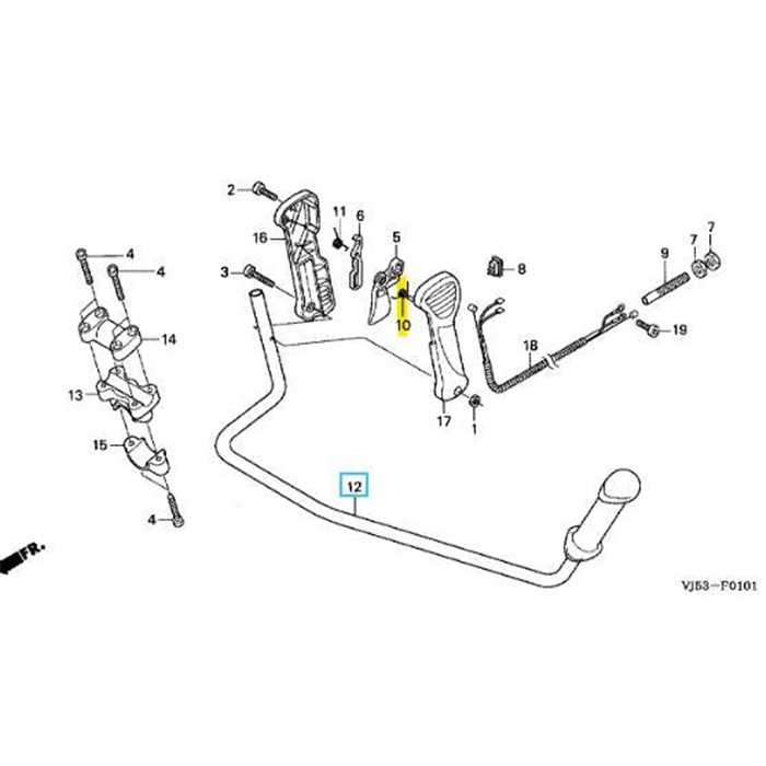 Ressort levier gaz HONDA UMK, 80067VJ5013, 80067-VJ5-013