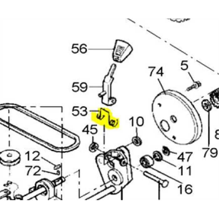 Ressort de rappel levier hauteur de coupe lazer marina ak51, CP047191