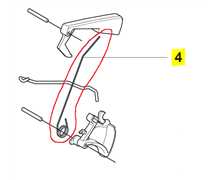 Ressort gâchette de gaz K750, 537209801, 5372098.01