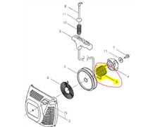 Ressort easystart Shindaiwa 285s, V452000880, V452-000880, 3930975320, ECP022035120