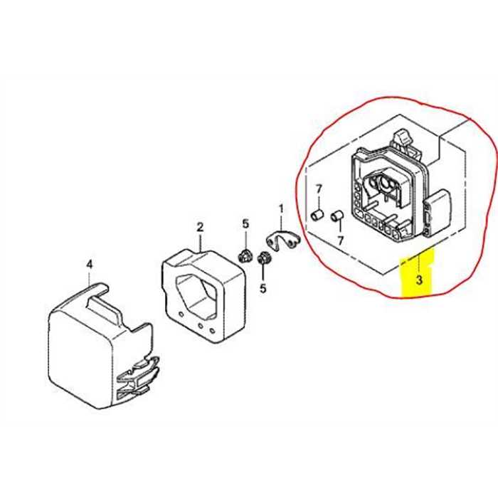 Boitier filtre a air HONDA HHB25, 17220Z0H801, 17220-Z0H-801