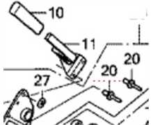 Rivet 6mm poignée HRX476, 90842-VA9-B50