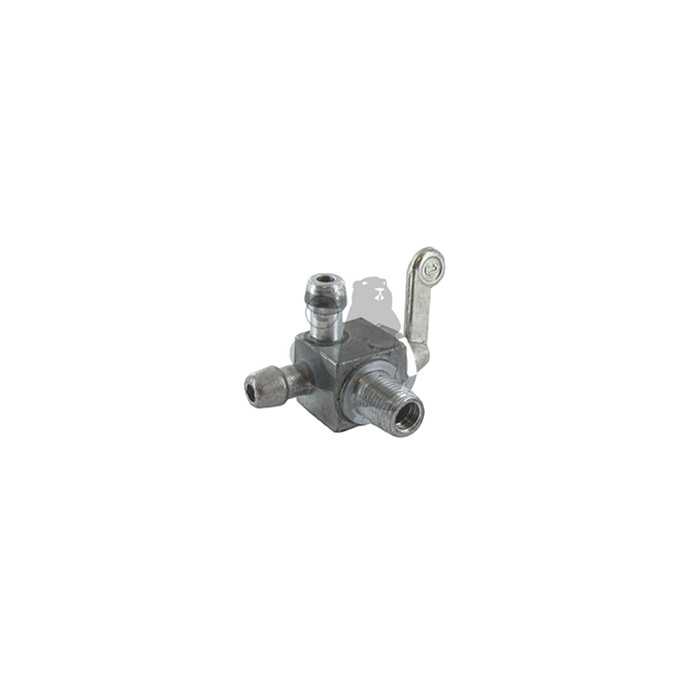 Robinet essence adaptable LOMBARDINI. M10x1 00 et deux sorties diam 9mm., 5300010, 530-0010