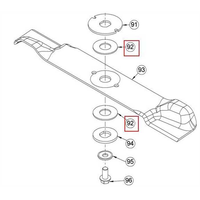 rondelle de friction de lame as-motor tondeuse professionnelle as531, E10016, G00019059, 82210016