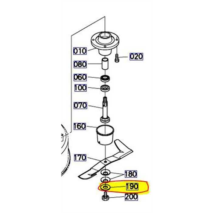 Rondelle cale de lame KUBOTA GR1600-II, K561734320, K5617-3432-0