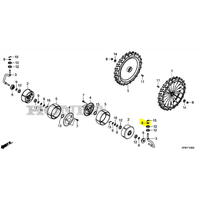 Rondelle de butée 7.2x14x1 HONDA Miimo 3000, 90505-VP9-000