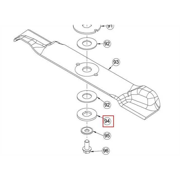 rondelle inférieure pour friction de lame as-motor tondeuse professionnelle as531, E10077, G00010116