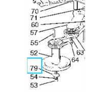 Rondelle vis poulie moteur HONDA HF**, 22671433/0, CG22671433H0, 80147Y09003, 80147-Y09-003