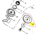 Rondelle cannelée Shindaiwa b450 - nouveau modèle, 6302063171, 63020-63171