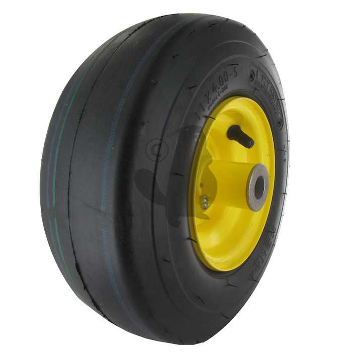 Roue jante acier 11 x 400-5 adaptable JOHN DEERE - TORO pour 1600 1620 et série 900. Jante métal ja, 7109581, 104-1170., 710-9581