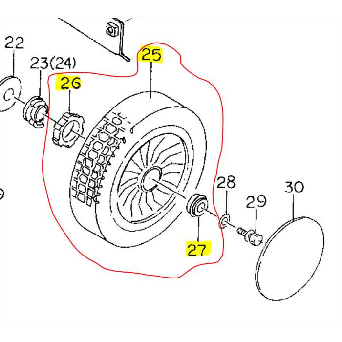 Roue arrière complète OREC gr530, 80102242200, 80-1022-422-10, 80102242210, OR80-1022-422-10, OR80-1022-422-00