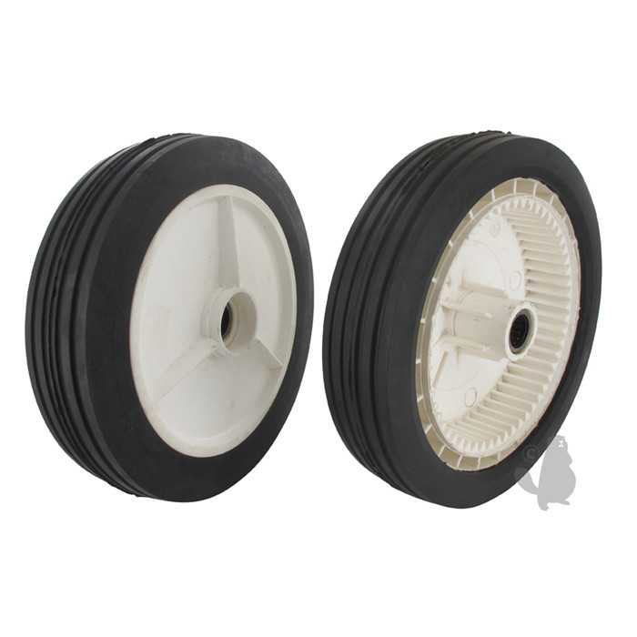 Roue sur roulement à bille adaptable pour TROMECA tracté - diam : ext: 180mm alésage: 15mm Remplac, 7100414, 710-0414