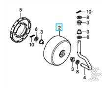 Roue avant Miimo, 44713-VP7-003