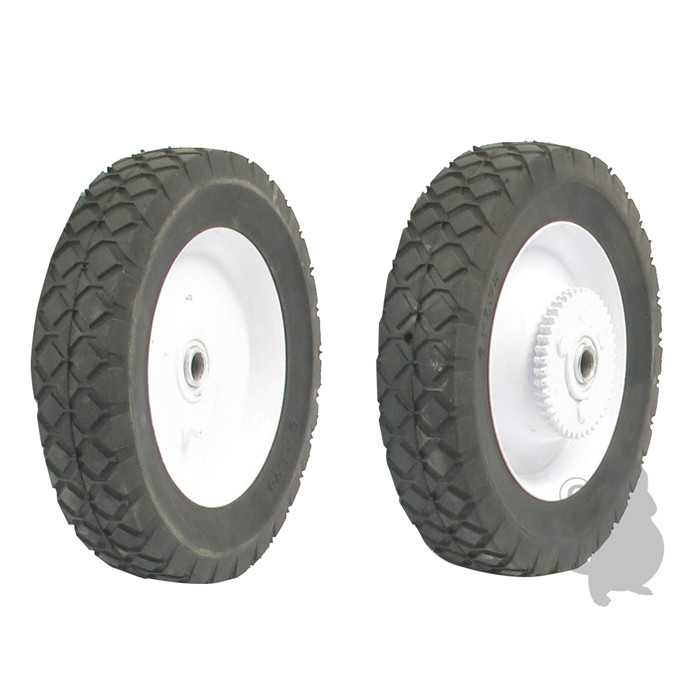 Roue en acier avec Pignons 42 dents adaptable pour TORO / WHEEL HORSE - diam : ext: 203mm largeur d, 7103195, 710-3195