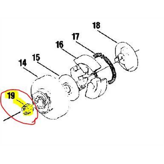 Roulement de cloche embrayage SHINDAIWA, 2210251310, V555000110, 22102-51310, SI2210251310