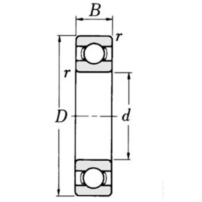 Roulement à billes , 720-0930, 7200930, 6004 2RS, ET21502, CA079, 625, 21502