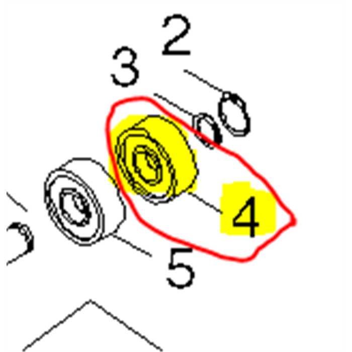 Roulement rv angle côté manche, 3112200, AL3112200, 80003VK5003