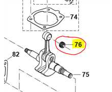 Roulement axe de piston Dolmar PS500-PS5000-PS5105 10x13x12.5, 962210033, 962.210.033, 962.010.030, 962010030