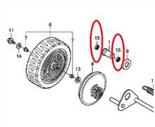 Roulement 6801-2rs roue arrière HONDA HRX426-HRX476, 6801-2RS, 91051-VK8-750