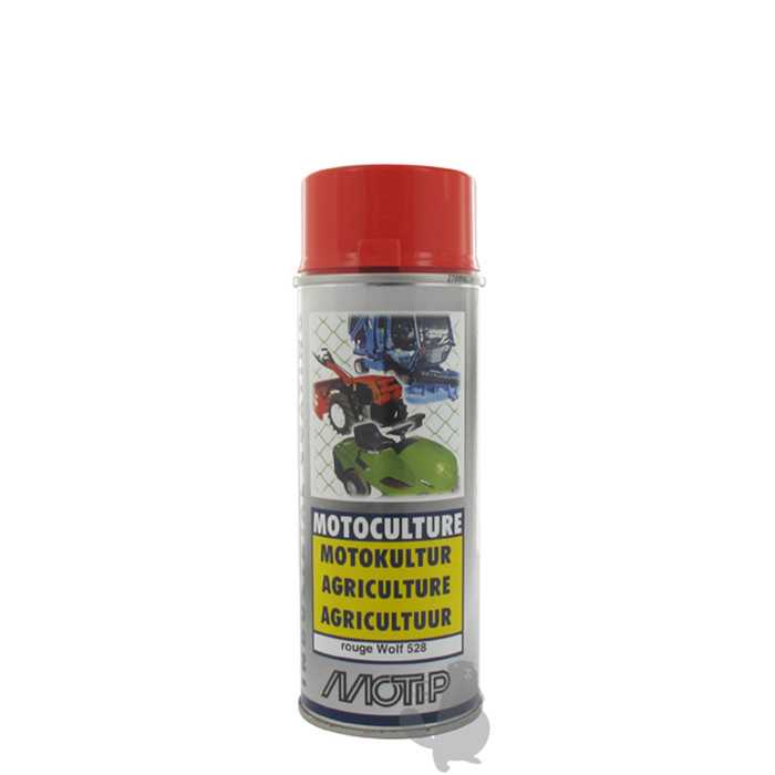 Peinture rouge WOLF aérosol 400 ML., 8202421, 820-2421