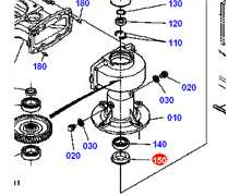 Roulement du bas axe de lame KUBOTA G23, K5453-34540, K5453-3454-0, 31351-25140, 31351-2514-0, 3135125140, K545334540