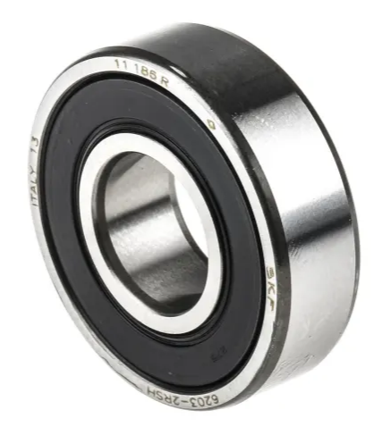 Roulement SKF série 6200 à double étanchéité diam int: 17 diam : ext.: 40 Ep: 12mm., SKF62032RS, SKF-62032RS, SKF-6203-2RS