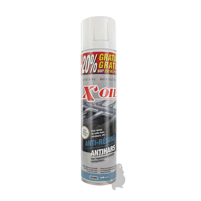 Anti-résine XOIL aérosol de 250 ml + 20% gratuit., 8202449, 820-2449