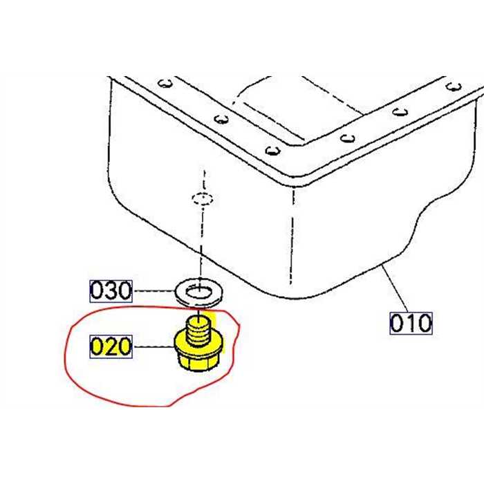 Bouchon de vidange KUBOTA, 1390133750, 13901-3375-0