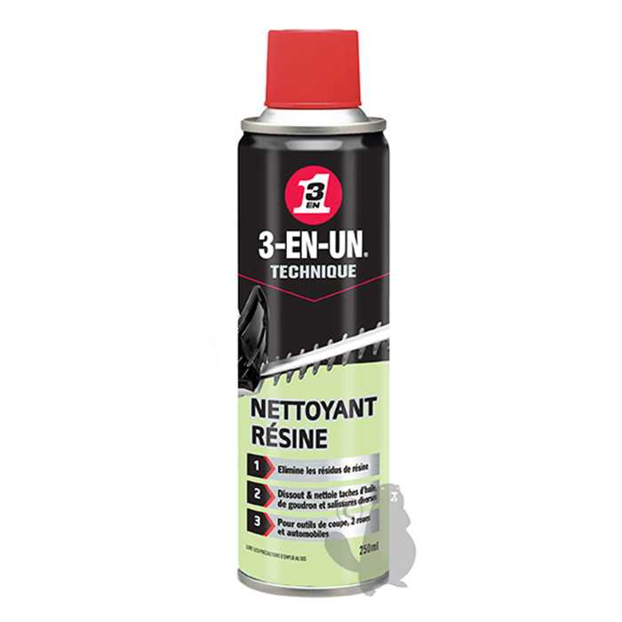 Nettoyant résine biodégradable 3EN1. Aérosol de 250ml., 8208884, 820-8884