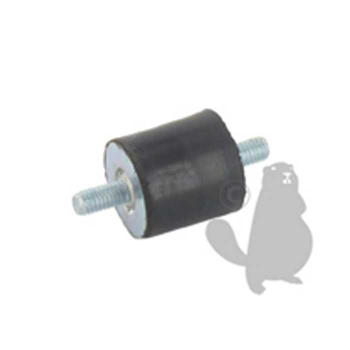 Silent bloc adaptable pour ASMOTOR AS21 AH8 AS21 165 AS26 AH8 25 x 25mm - diam : M6. Remplace, 6906452, 690-6452