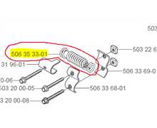 Silent-bloc de anse Partnerk650-K700 ACTIVE iii, 506353301, 5063533.01