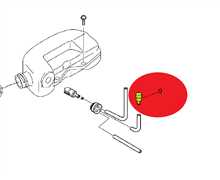 Soupape de mise a air réservoir ECHO hcr-1500si, 131300546301, 131300-546301, EC13130054630