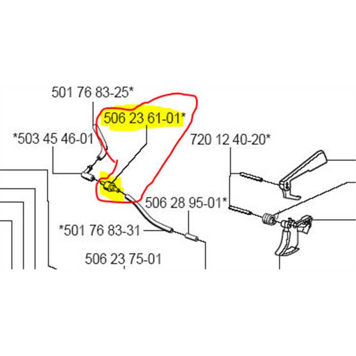 Soupape de mise a air de réservoir Husqvarna k, 506236101, 5062361.01