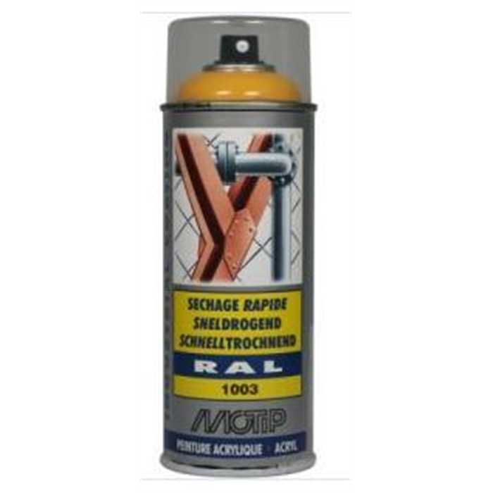 Spray acrylique jaune signalisation, 07069, RAL1003