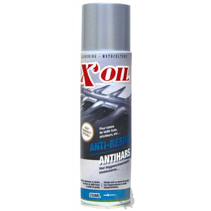 SPRAY X OIL ANTI RESINE 250ML, ANTIRESINE 250ML, 8202407, NET TAILLE-HAIES, 3582320315004, 820-2407