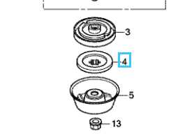 Rondelle cannelée de lame UMK425 UMK435 6 cannelures, 72621-VL6-P31