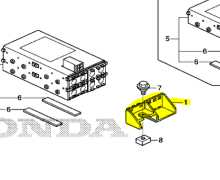 Support de batterie HONDA Miimo, 31512-VP7-000