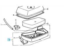 Support de filtre gv100, 17220-ZG1-702ZA