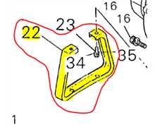 Support de débroussailleuse Shindaiwa b450, 7020033112, 70200-33112, SI7020033112