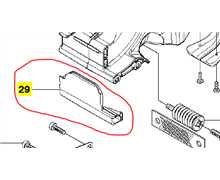 Support bas anse Husqvarna K760, 506381501, 5063815.01