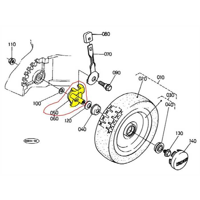 Support de réglage levier hauteur de coupe avant Gauche Kubota, 6560131210, 65601-3121-0